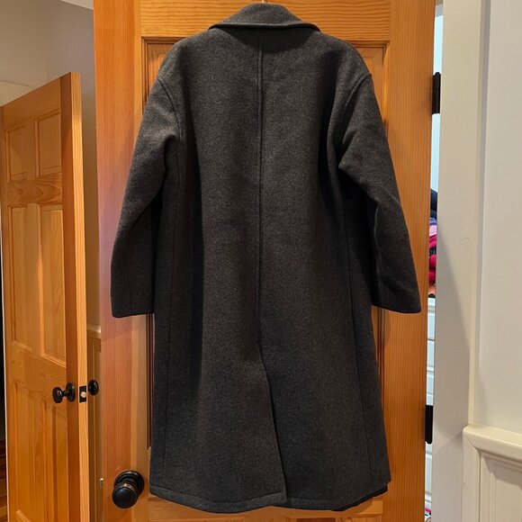 The Nerdy's Men's Size Small Lined Wool Trench Coat - Picture 2 of 5
